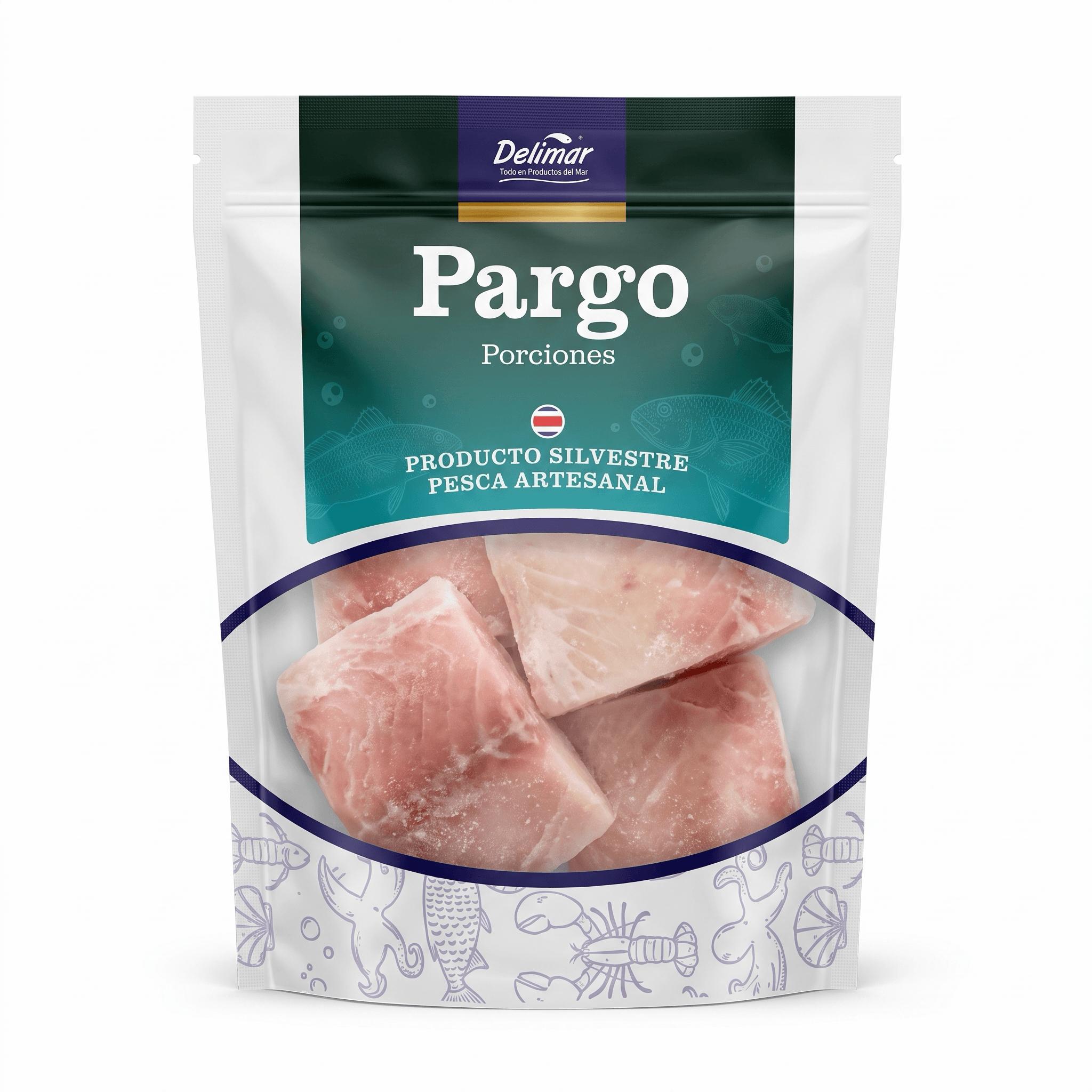 Pargo Porción — Con piel, con escamas, sin espinas, Delimar