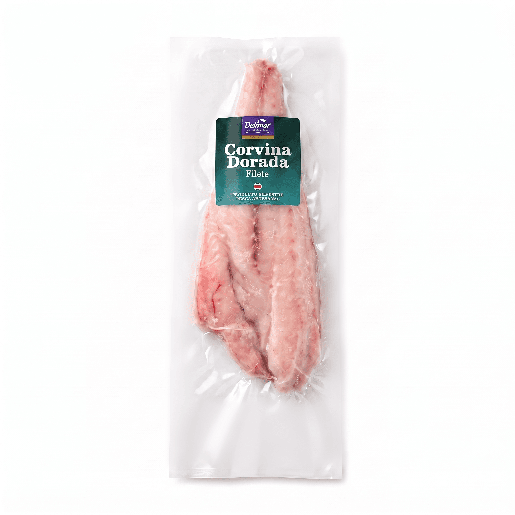 Corvina Dorada Filete — Cong. individual, con piel, sin espinas, Delimar