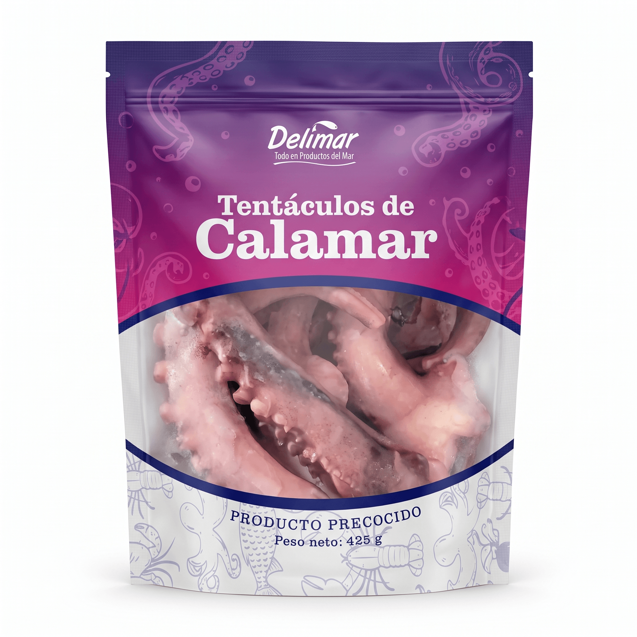 Calamar Tentáculos — Cong. individual, precocido, Delimar