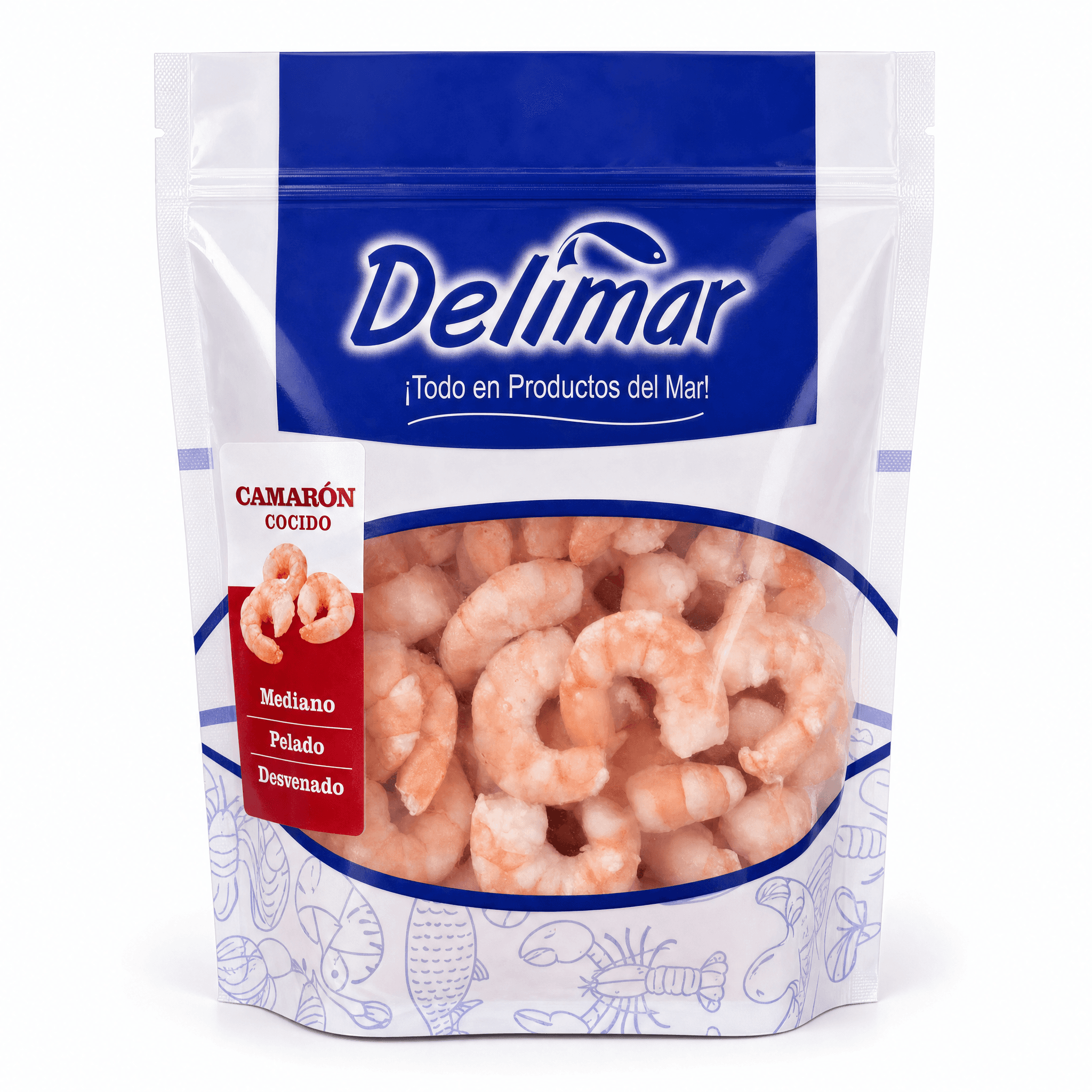Camarón Cultivo — Cocido | PD | Pequeño, Delimar
